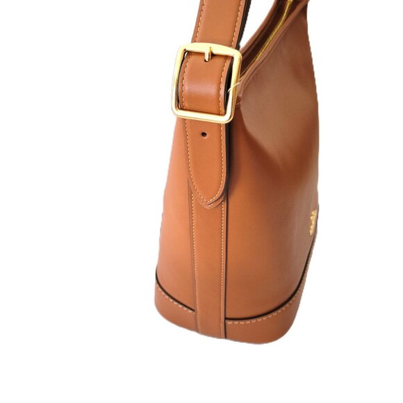 Coach CBH19 Smooth Grain Jude Duffle Bag Shoulder Handbag Tan - Picture 4 of 7